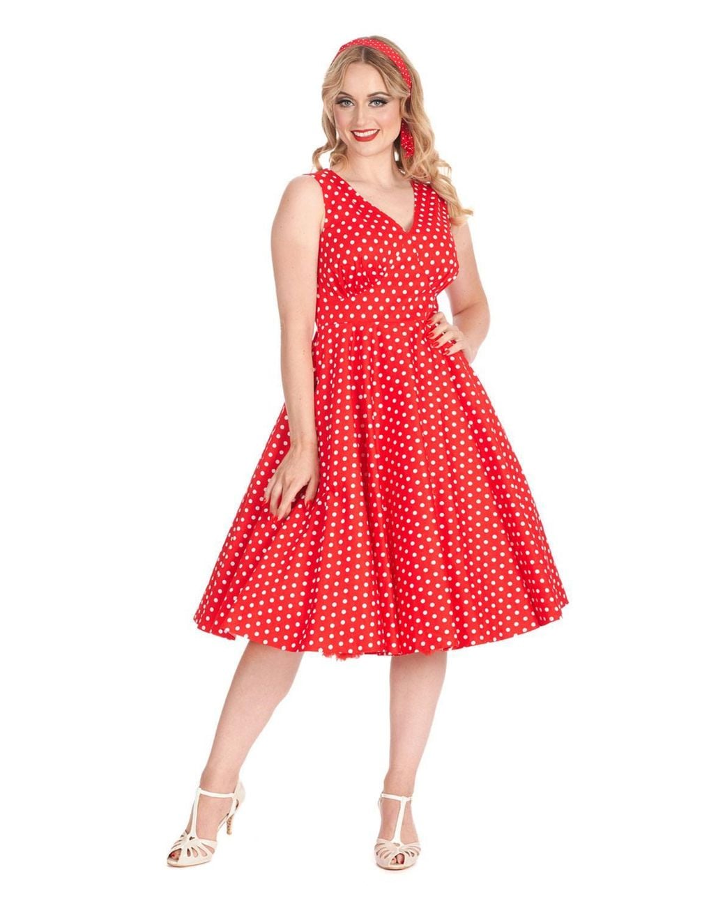Banned Retro Red Summer Of Spots Dress