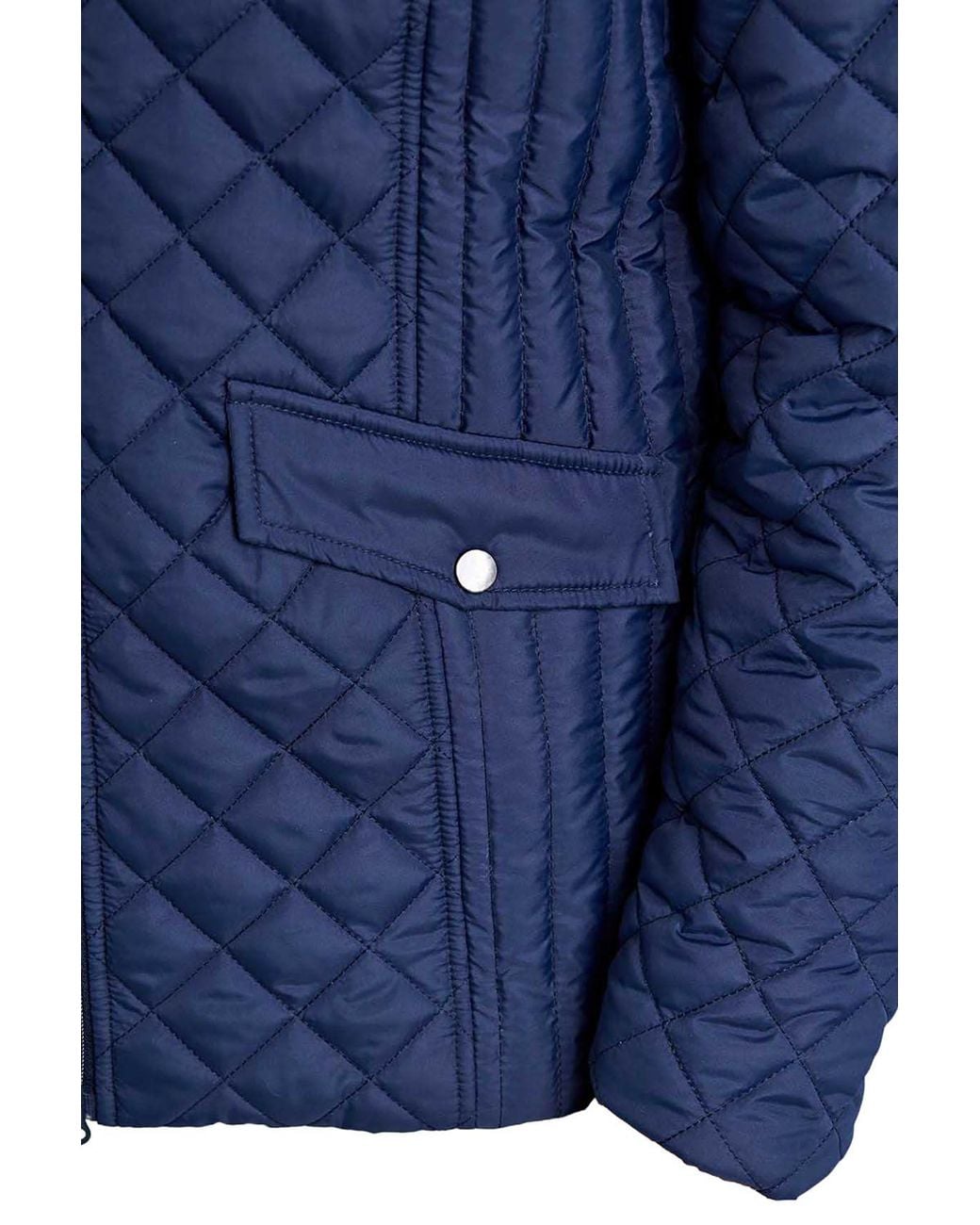 Chums Blue Diamond Quilted Showerproof Jacket