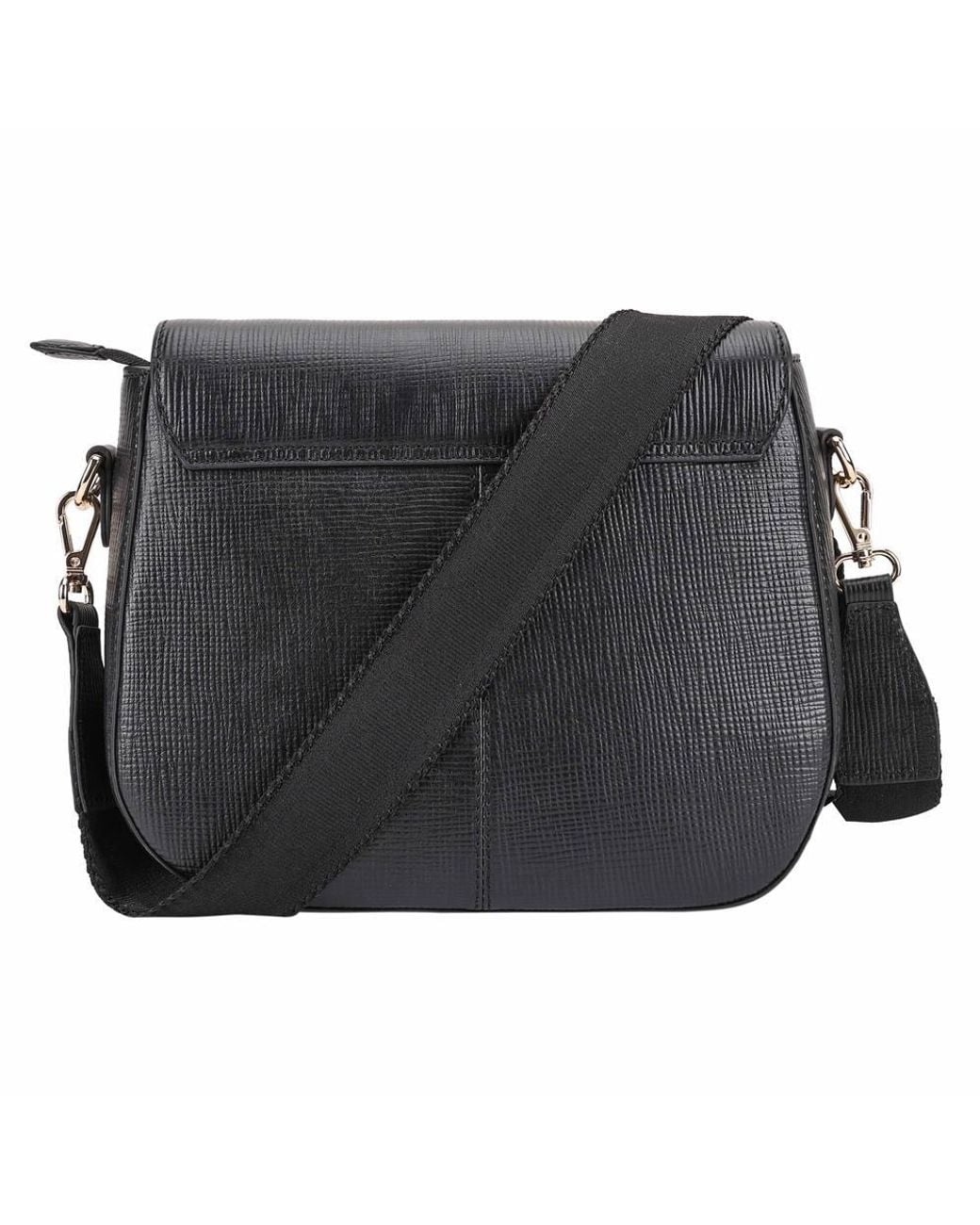 Paul Costelloe Black Jenny Leather Cross Body Bag