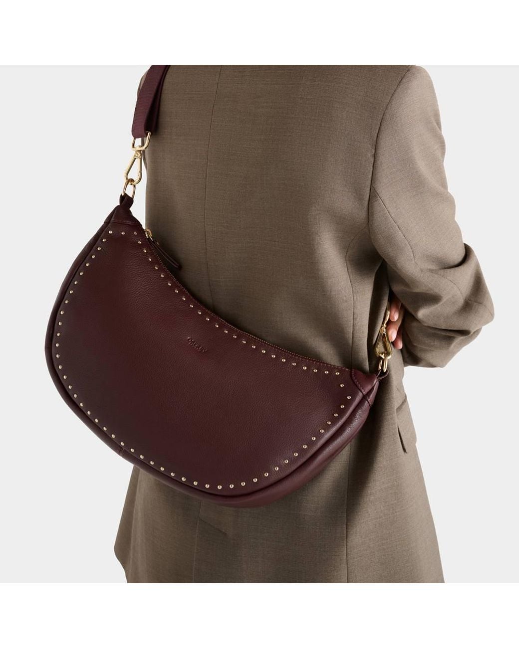 Osprey Brown The Studded Leather Sling