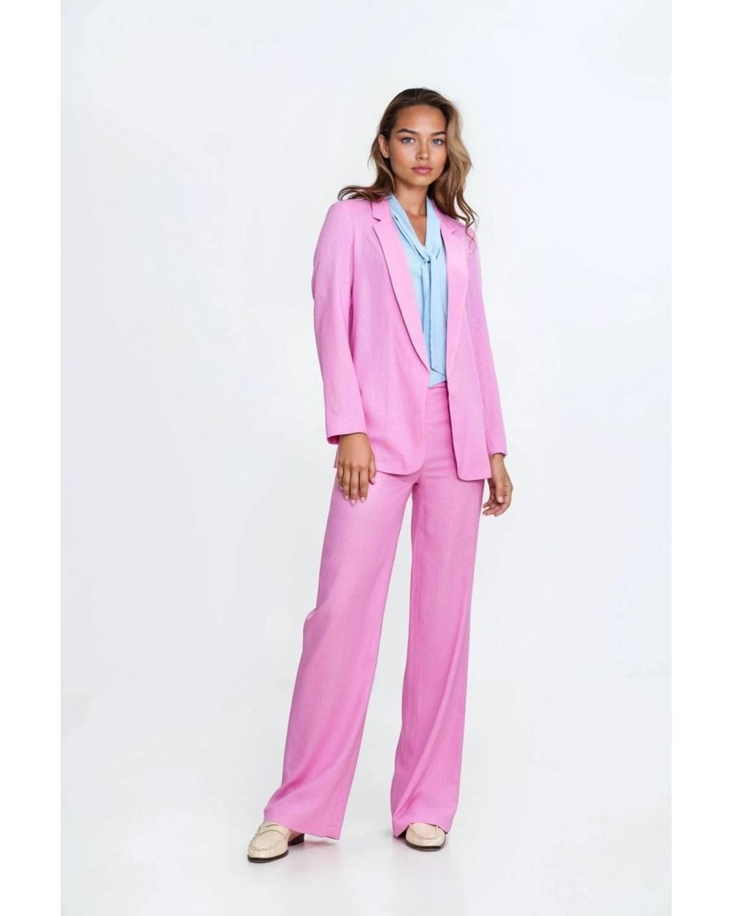 Love Lace Pink Office Classic Blazer