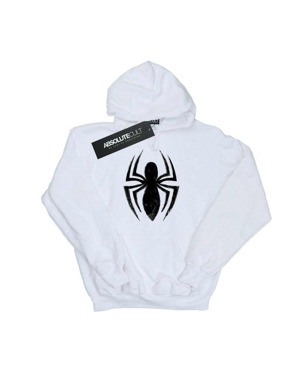 Marvel White Spider- Ultimate Spider Logo Hoodie