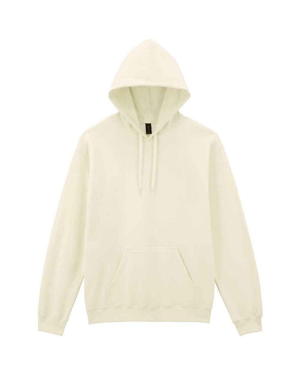 Gildan White Midweight Soft Touch Hoodie for men