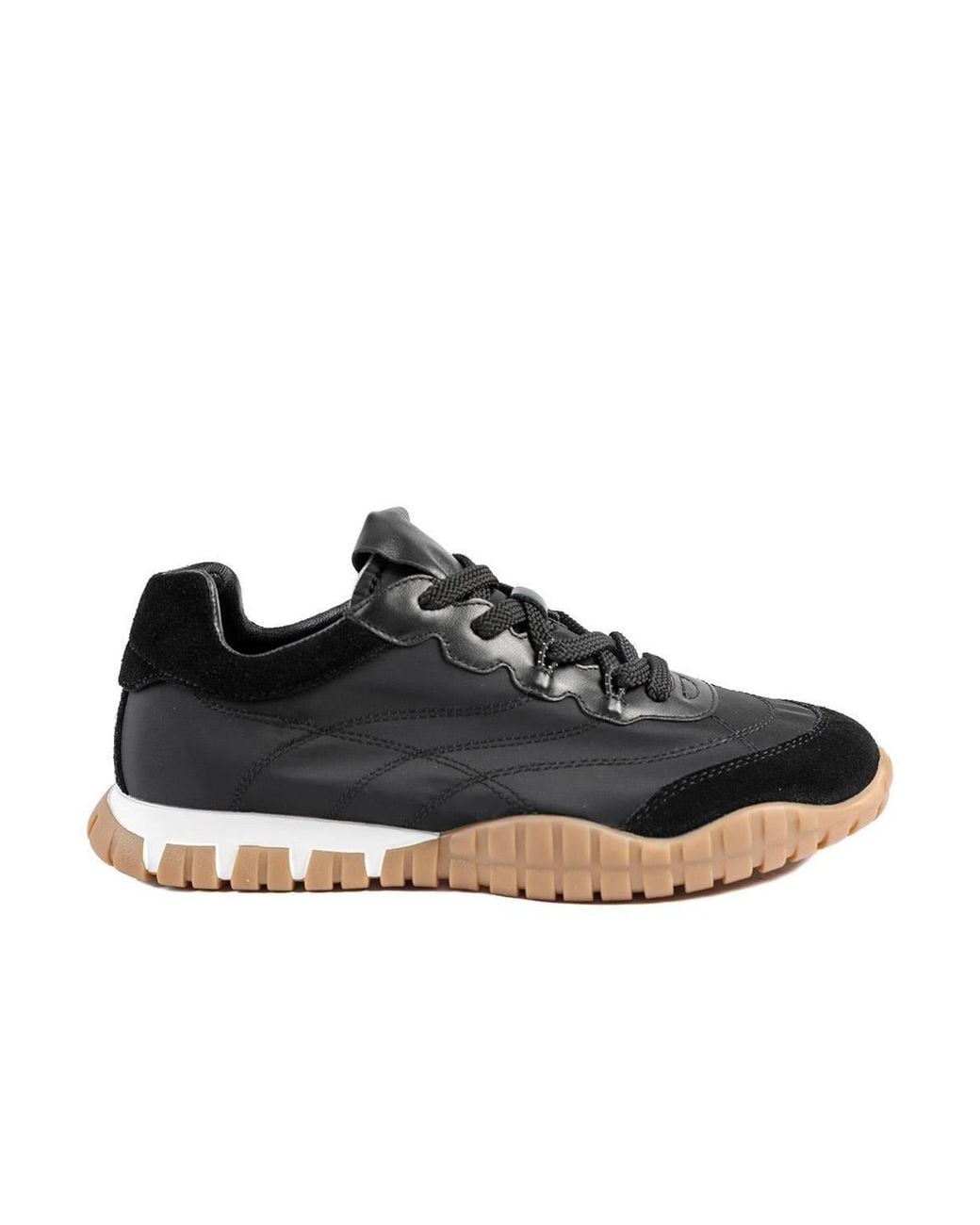 Jones Bootmaker Black Amaris Leather Trainers