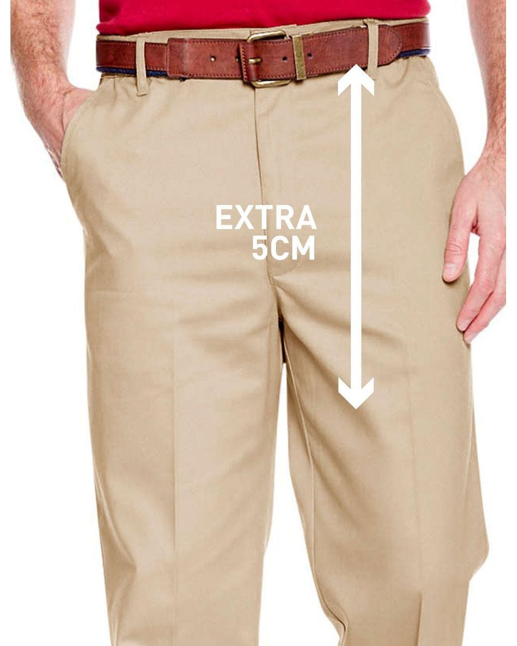 Chums Natural Stain & Water Resistant High-Rise Comfort Trousers for men