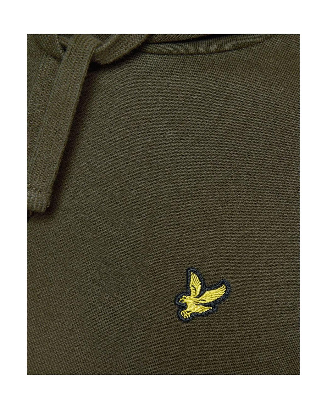 Lyle & Scott Green Pullover Hoodie for men