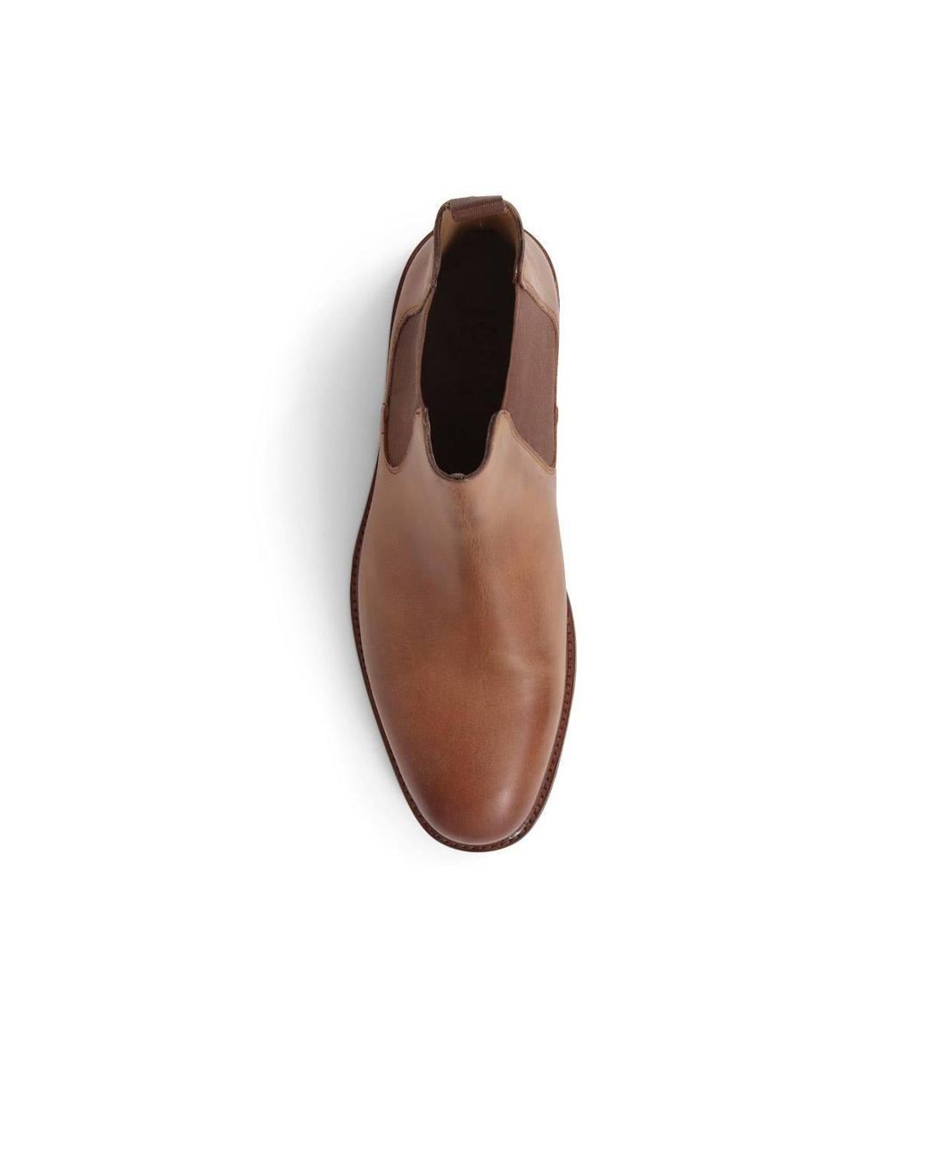Jones Bootmaker Brown Debden Leather Chelsea Boots for men