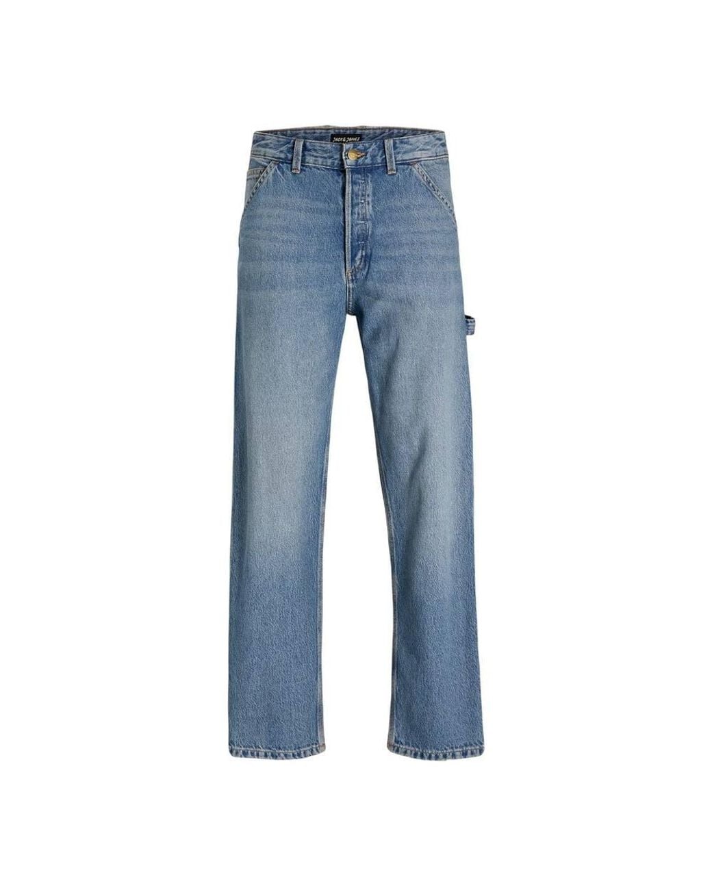 Jack & Jones Blue Eddie Carpenter Relaxed Fit Jeans for men