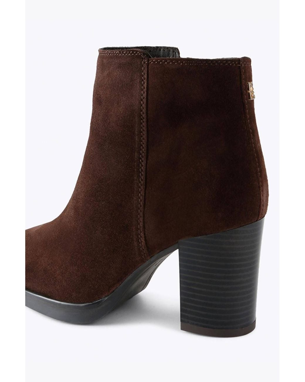 KG by Kurt Geiger Brown 'Sage Ankle' Suede Boots