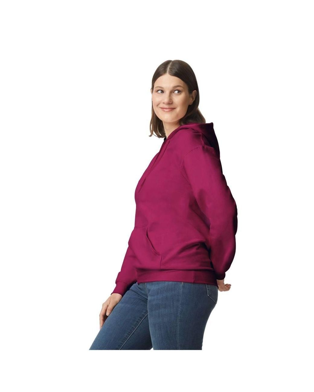 Gildan Red Softstyle Fleece Midweight Hoodie