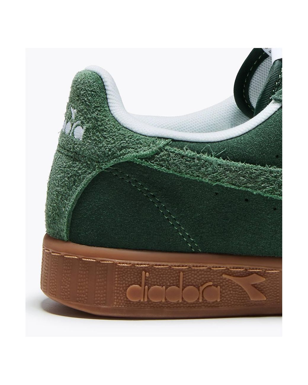 Diadora Green Game Low Suede Trainer Dark Ivy