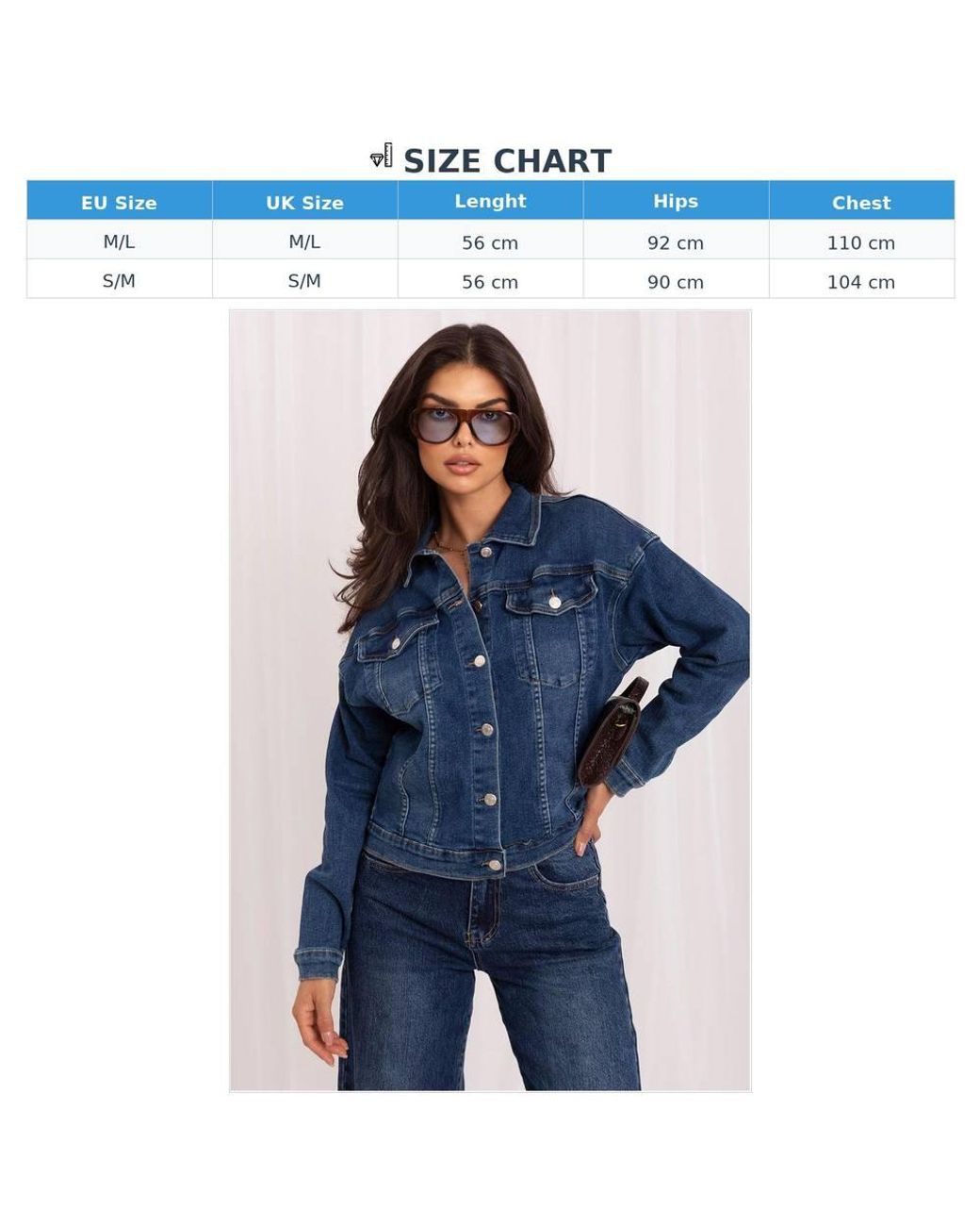 Love Lace Blue Autumn Cotton Collared Denim Jacket
