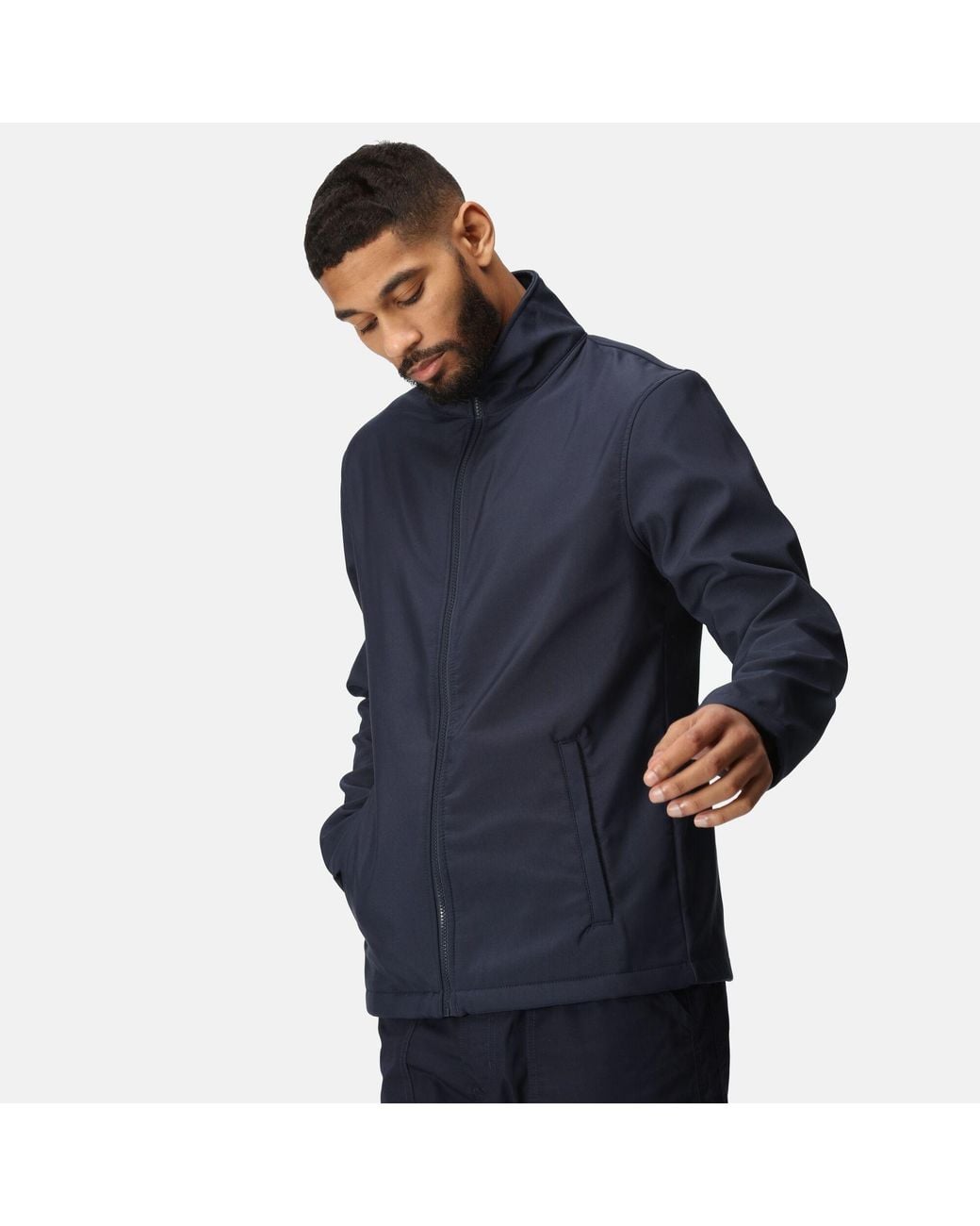 Regatta Blue Ablaze Printable Softshell Jacket for men