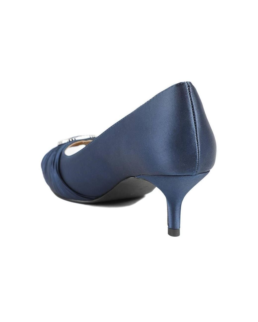 Jones Bootmaker Blue Zephira Elegant Stiletto Heel Court Shoes