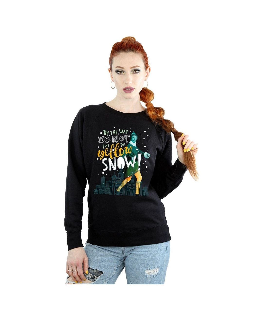Elf Black Snow Sweatshirt