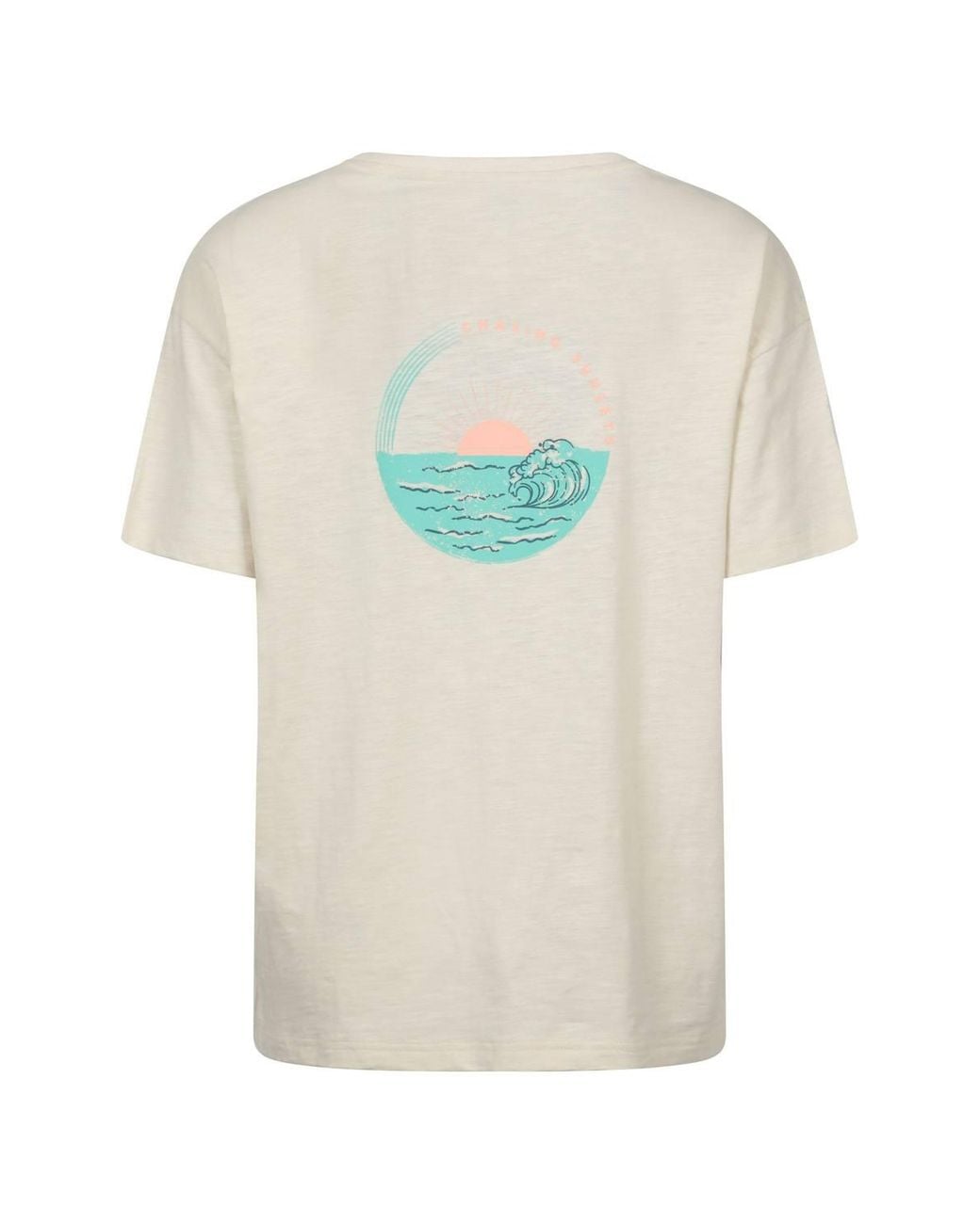 Mountain Warehouse White 'Sea Circle' Soft Lightweight Casual Short Sleeve Relaxed Fit T-Shirt