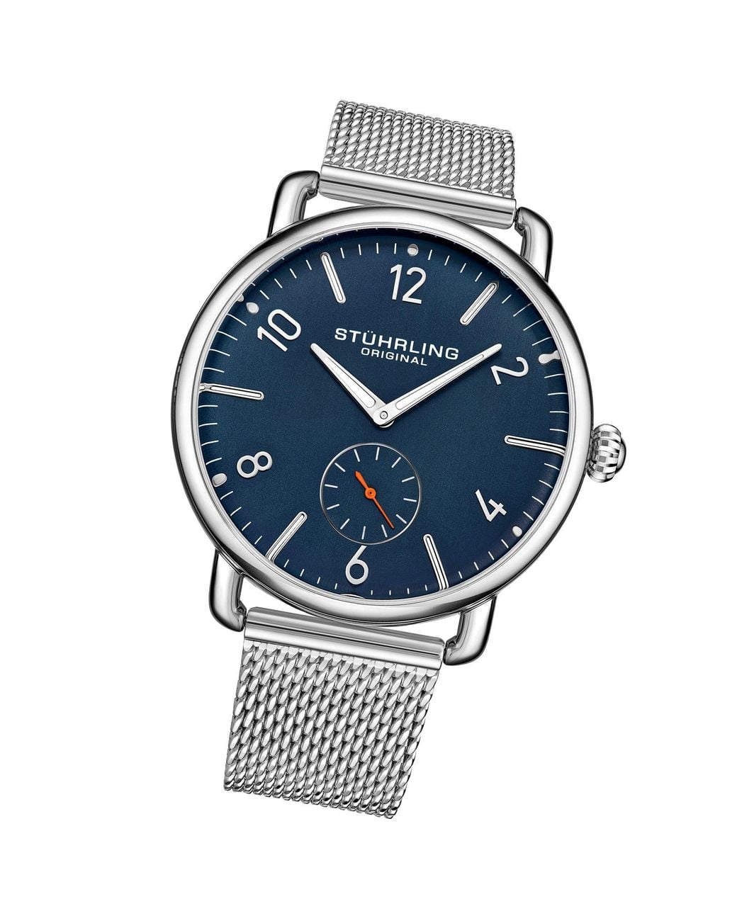 Stuhrling Metallic Jenson 3939 Quartz 42Mm Classic for men