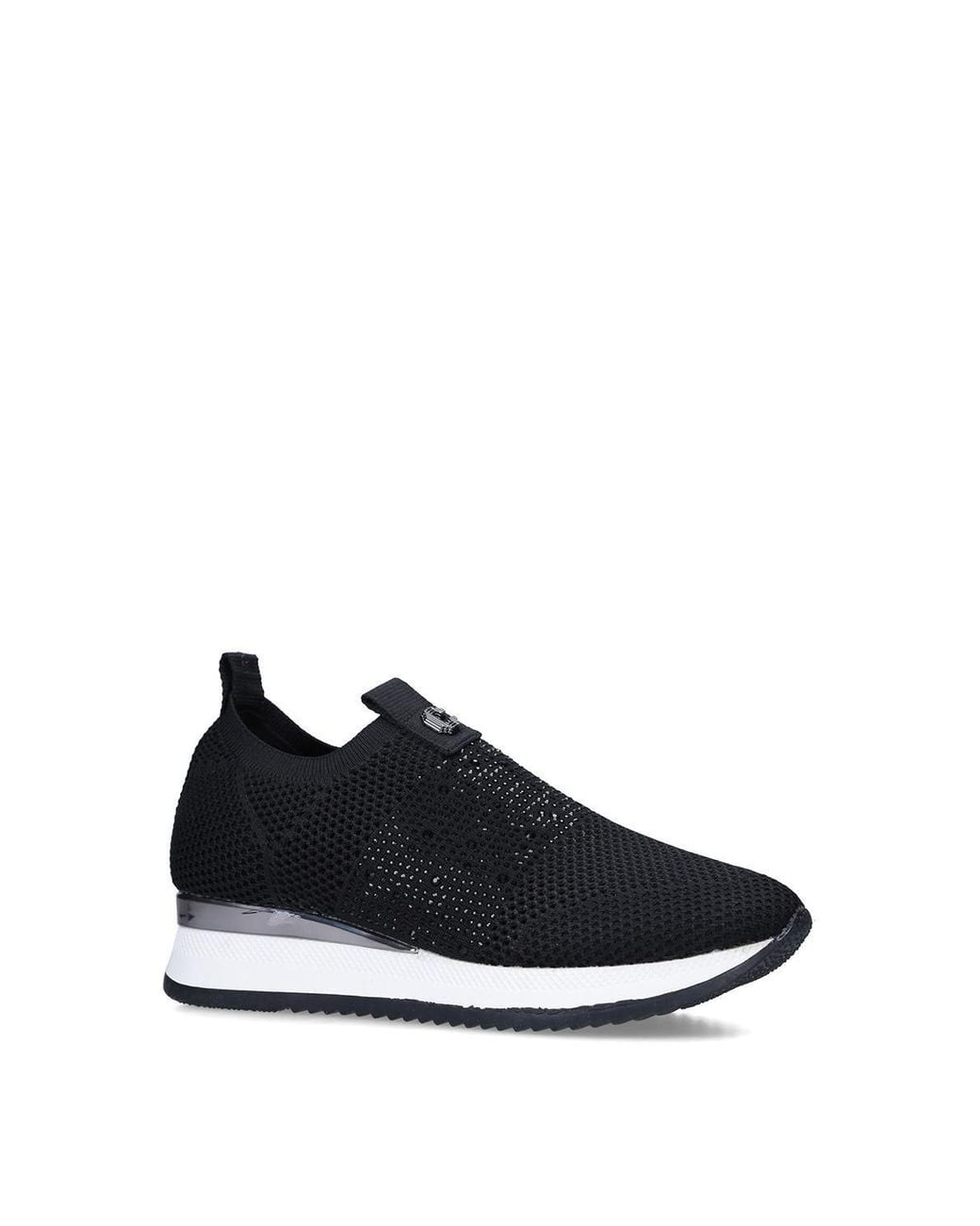 Carvela Kurt Geiger Black 'Janeiro 2' Fabric Trainers