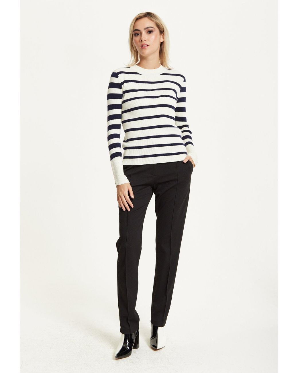 Liquorish Blue Stripe Jumper