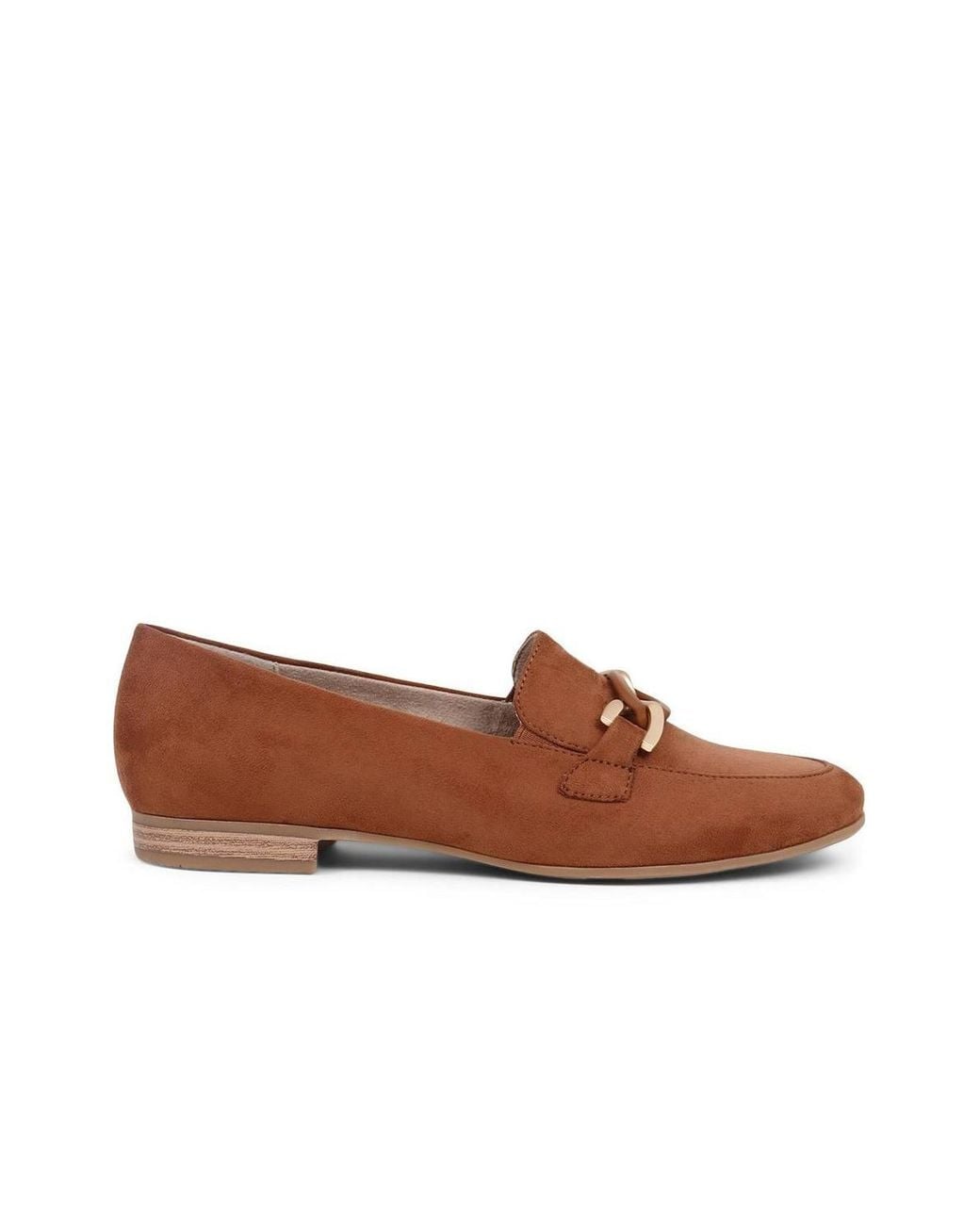 Pavers Brown Smart Slip On Loafers