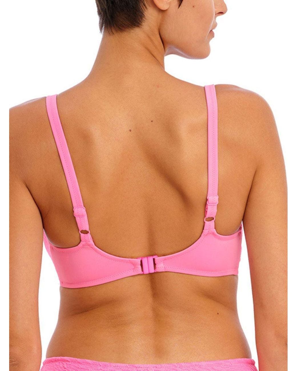 Freya Pink Ibiza Waves Plunge Bikini Top
