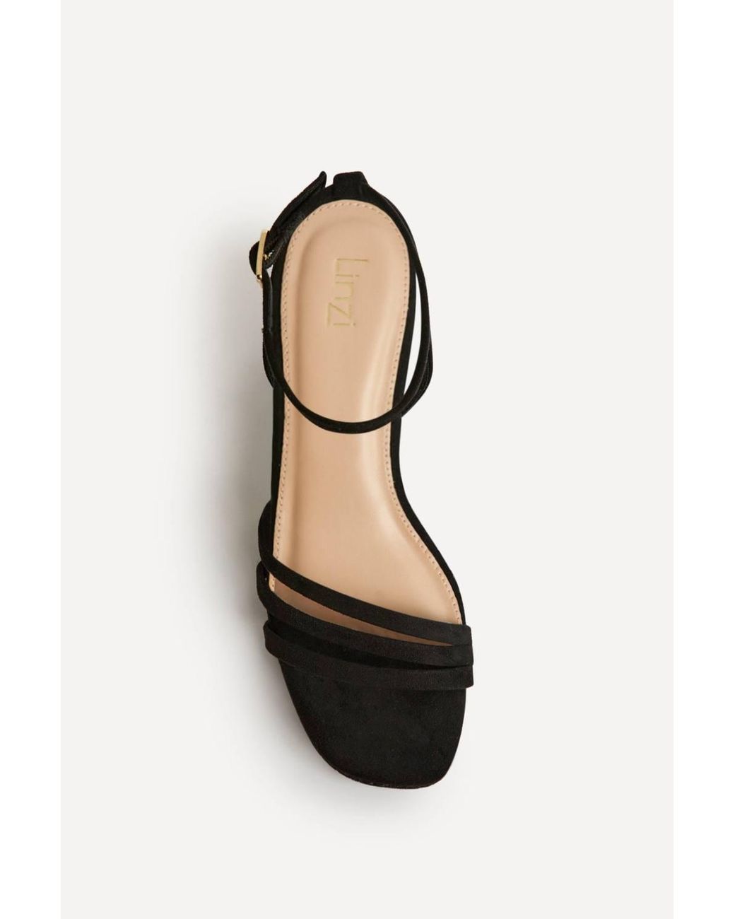 Linzi Black Noma Strappy Wedge Sandal