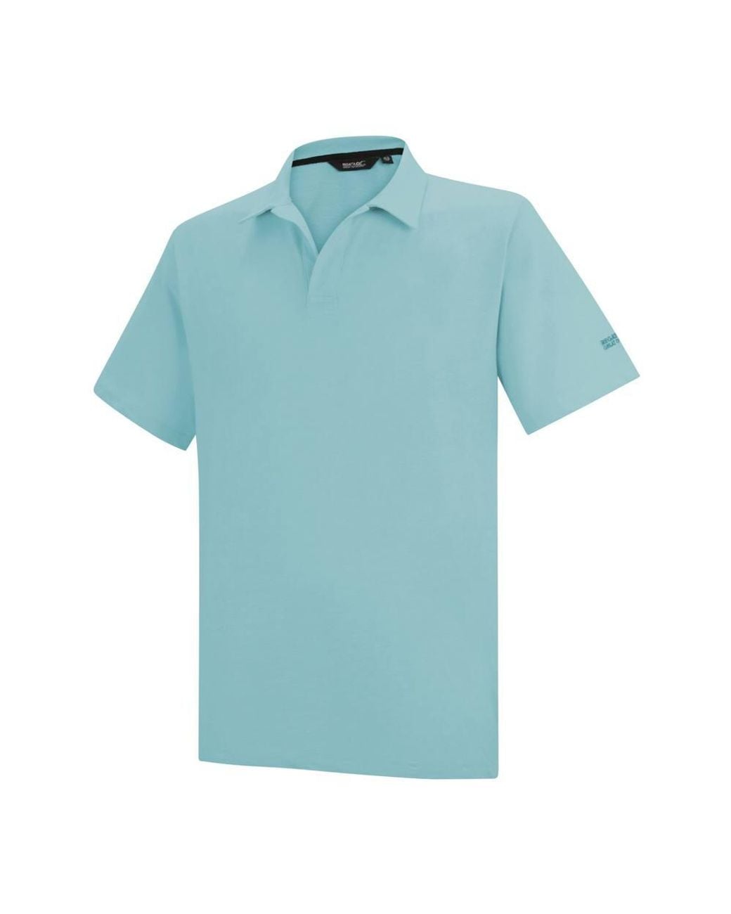 Regatta Green Hadvo Open Neck Cotton Polo for men