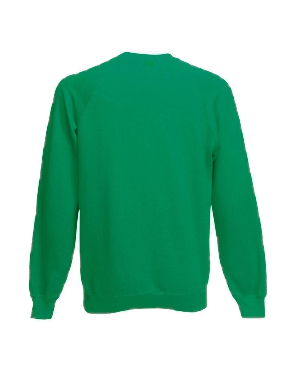 Fruit Of The Loom Green Raglan Sleeve Belcoro Sweatshirt for men