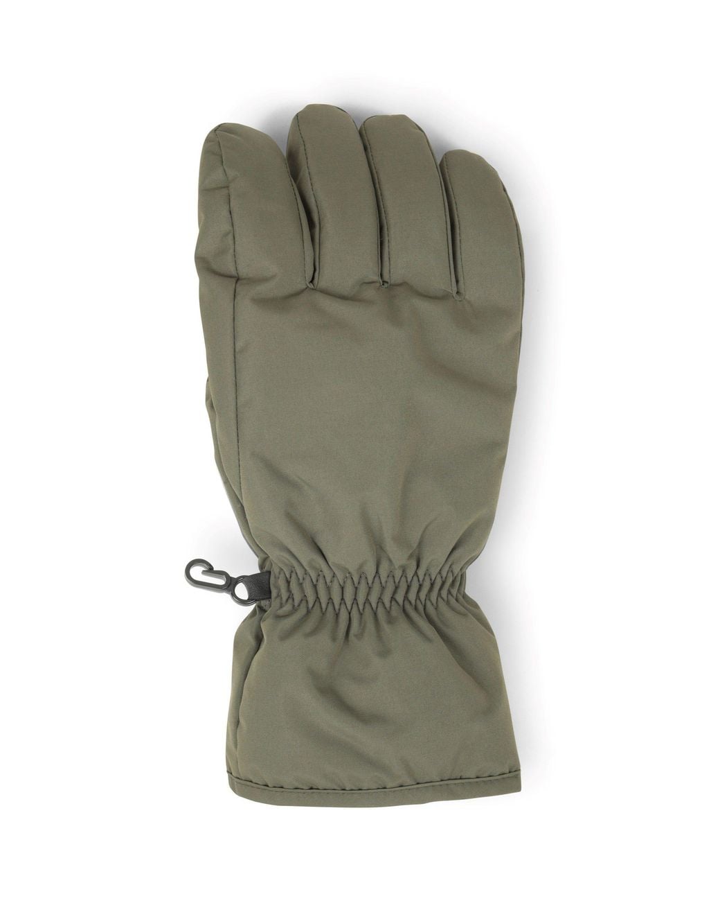 Mountain Warehouse Green Snowproof Textured Palms Fleece Lined Skiing Gloves for men