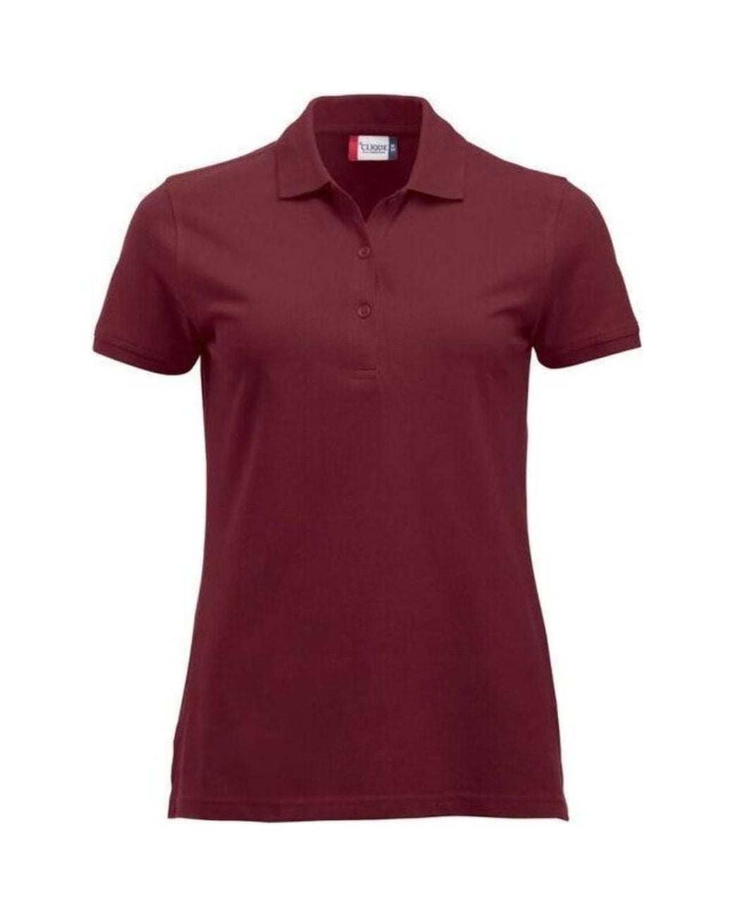 Clique Red Classic Marion Short-Sleeved Polo Shirt