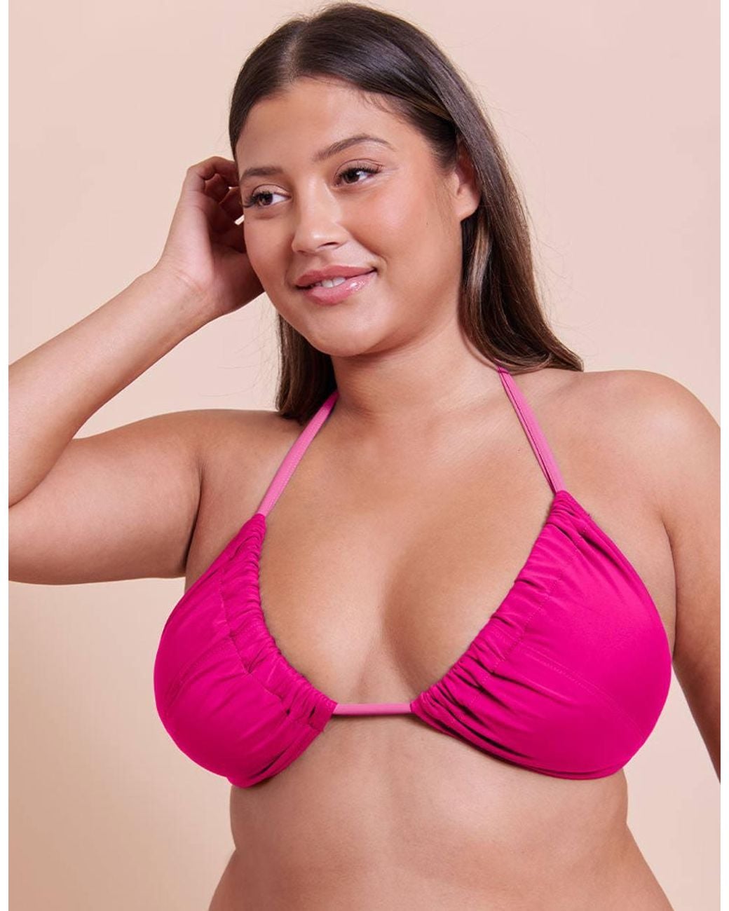 Curvy Kate Black Ibiza String Bikini Top