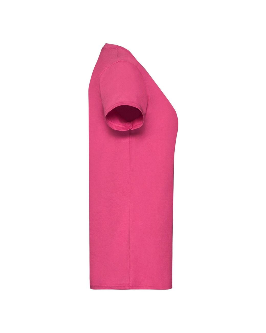 Fruit Of The Loom Pink Lady Fit T-Shirt
