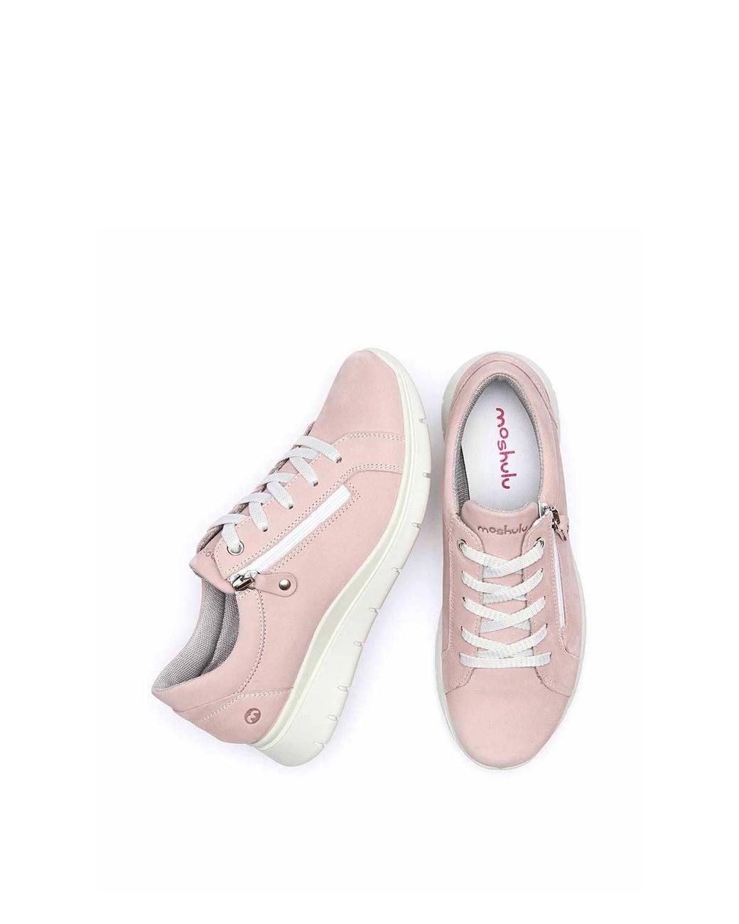 Moshulu Pink 'Kensey' Casual Lightweight Trainers