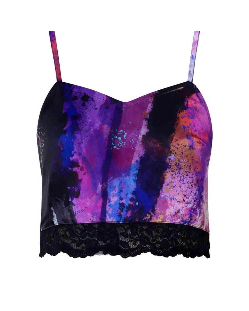 Zafur official Purple Half Cami