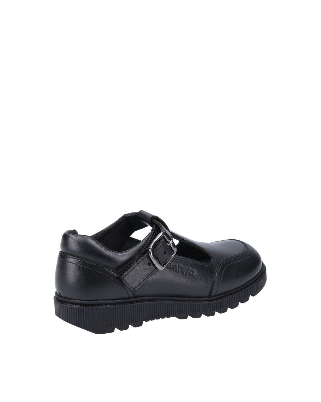 Hush Puppies Black Kerry Senior School Shoe