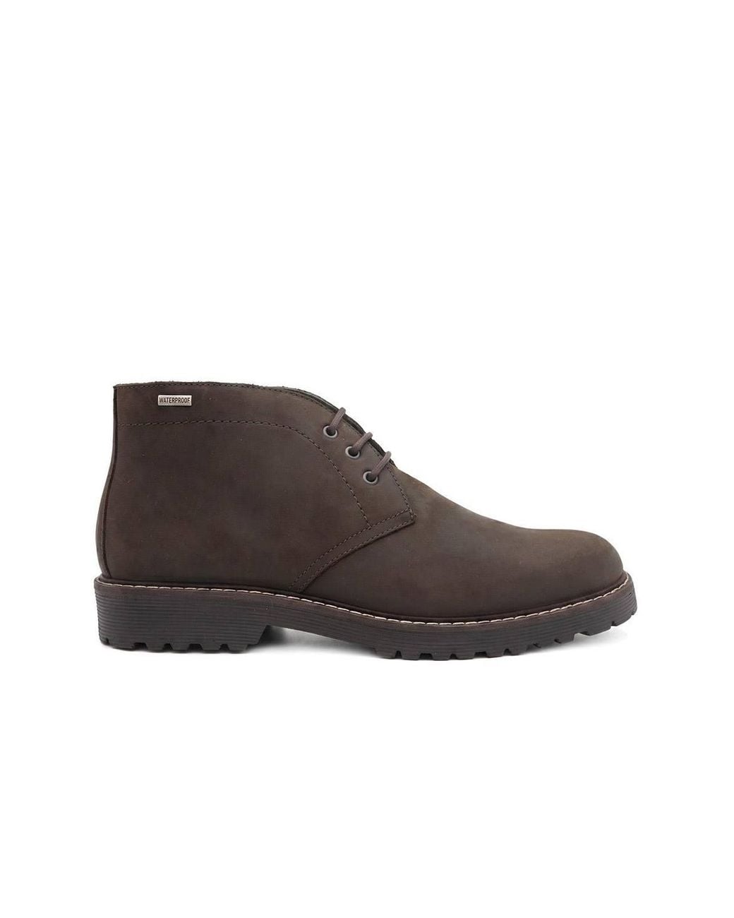 Jones Bootmaker Brown Hartland Waterproof Leather Boots for men