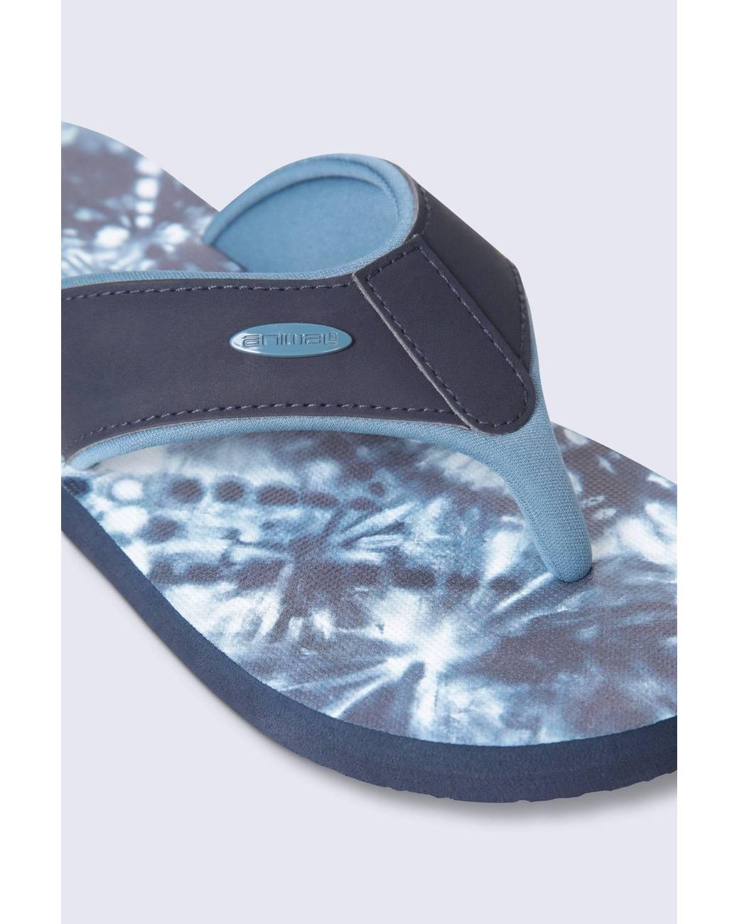 Animal Blue Swish All Over Printed Flip Flop