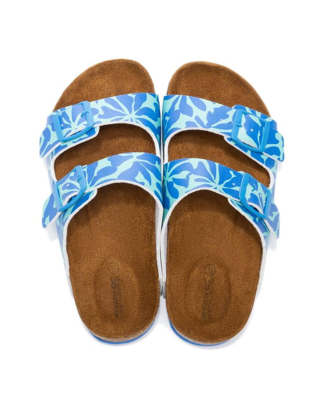 Regatta Blue Mia Double Buckle Sandals