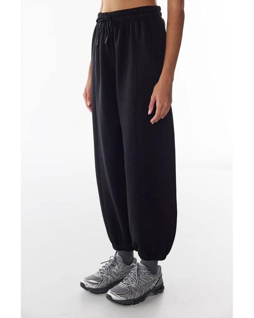Penti White Stitch Detail Brushed Balloon Cut Sweatpants