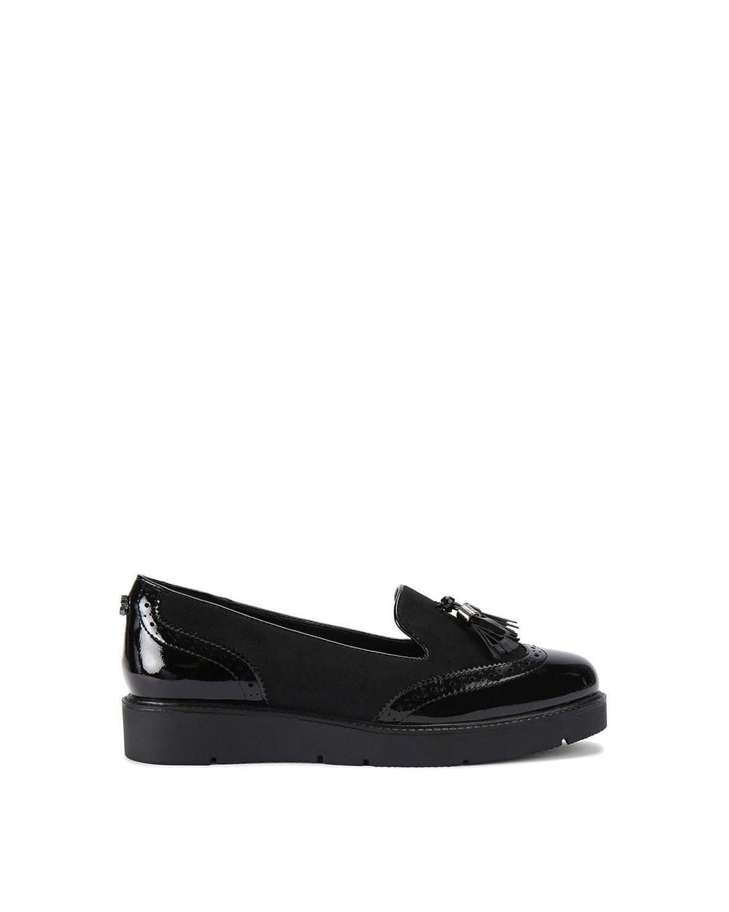 Carvela Kurt Geiger Black 'Sky Brogue' Flats