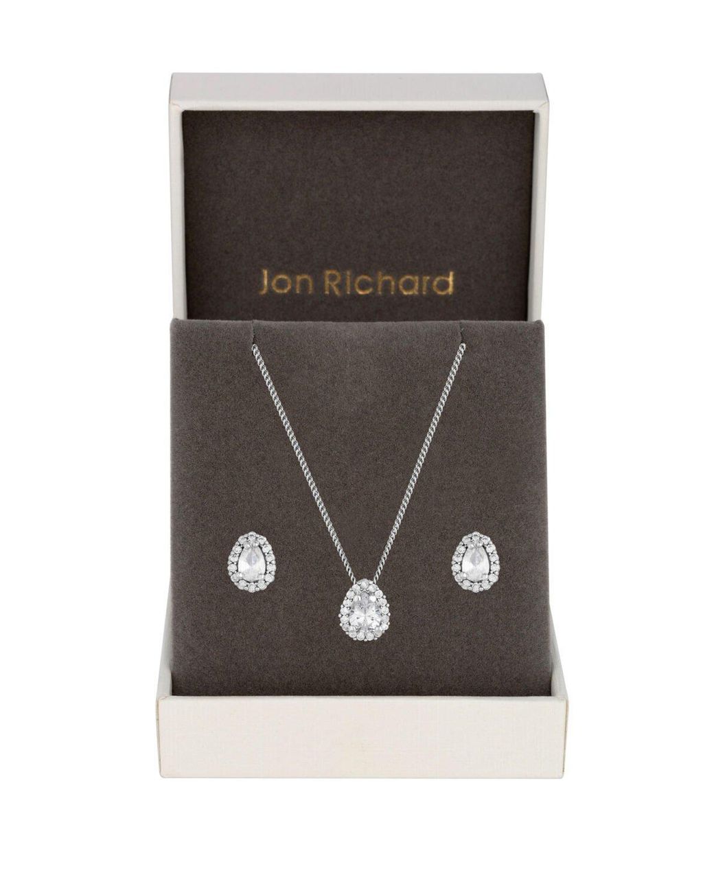 Jon richard necklace sale and earring set