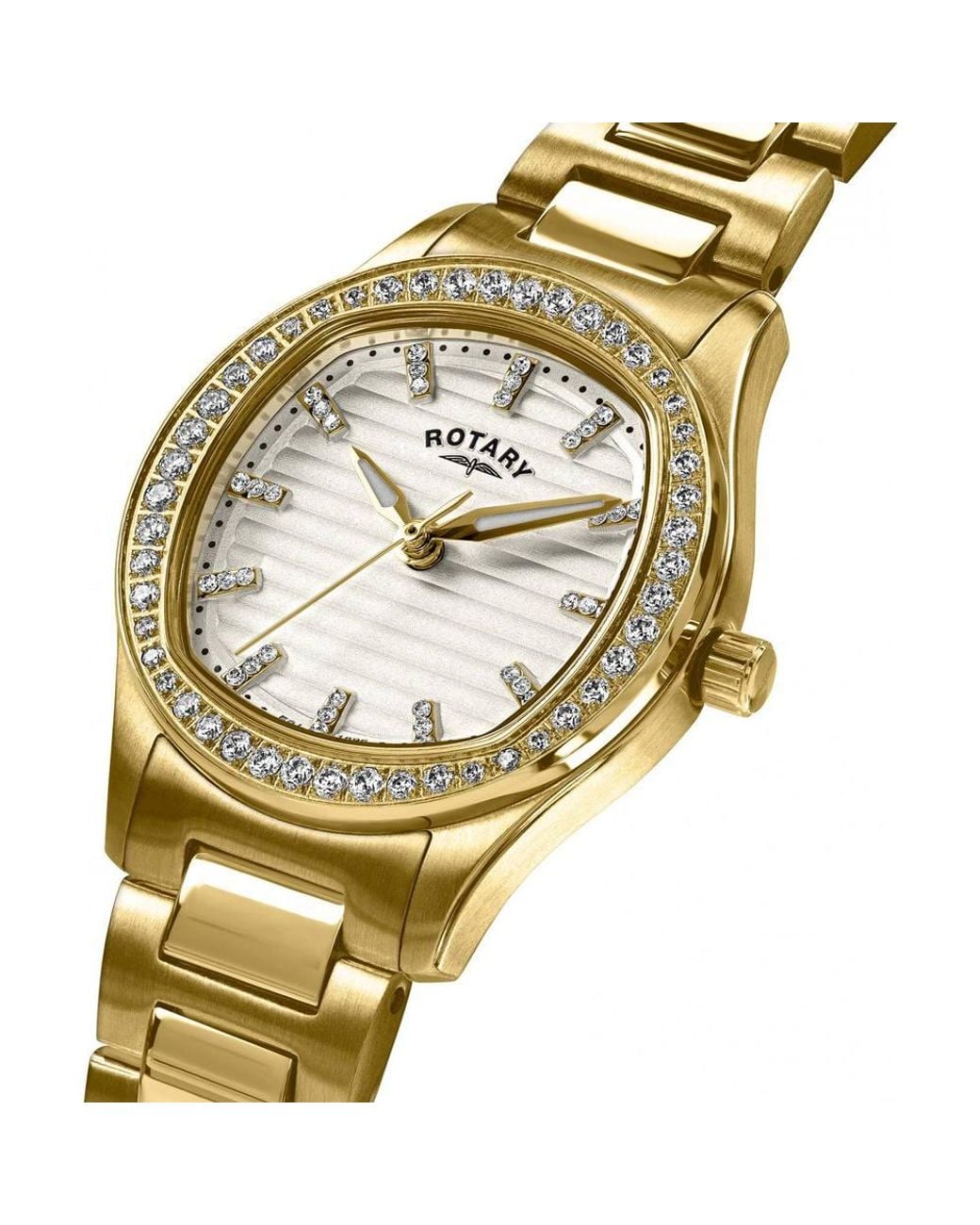 Rotary Metallic Rlb10018-01 Heritage 28Mm Quartz Watch