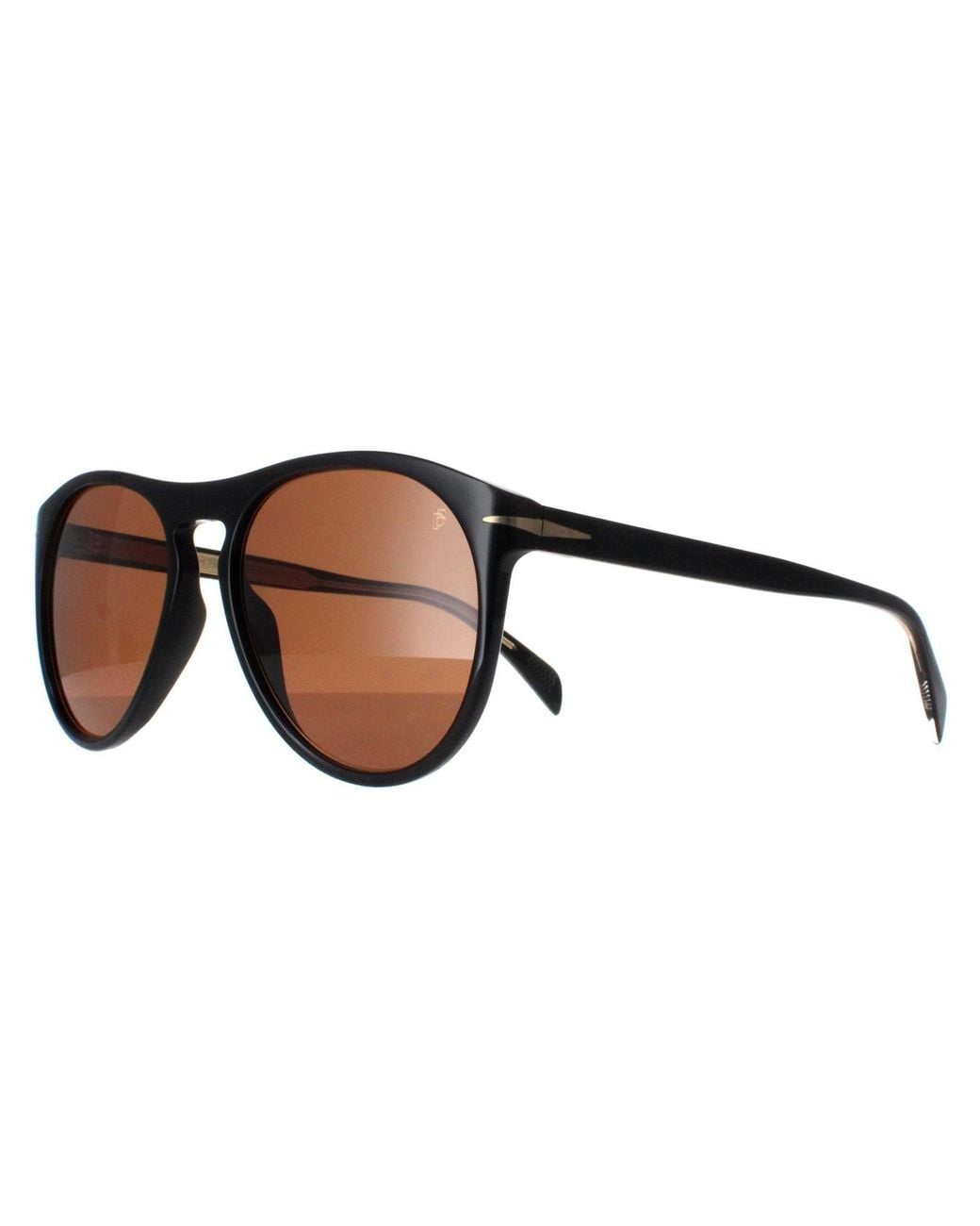 David Beckham Brown Round Db1008/S for men