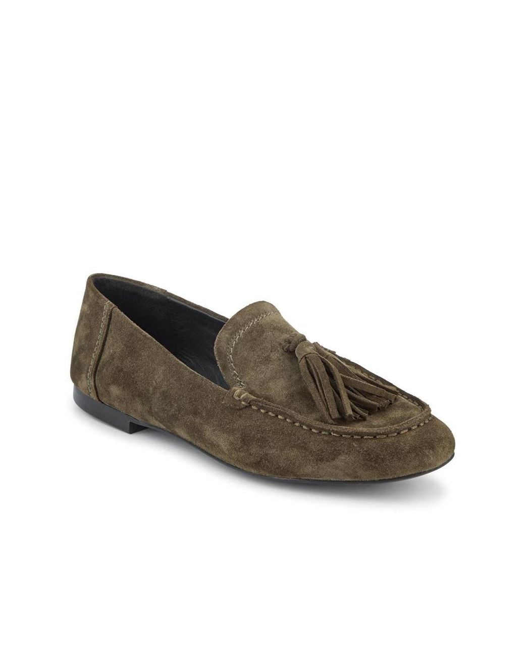 Jones Bootmaker Brown Lucee Tasselled Leather Loafers