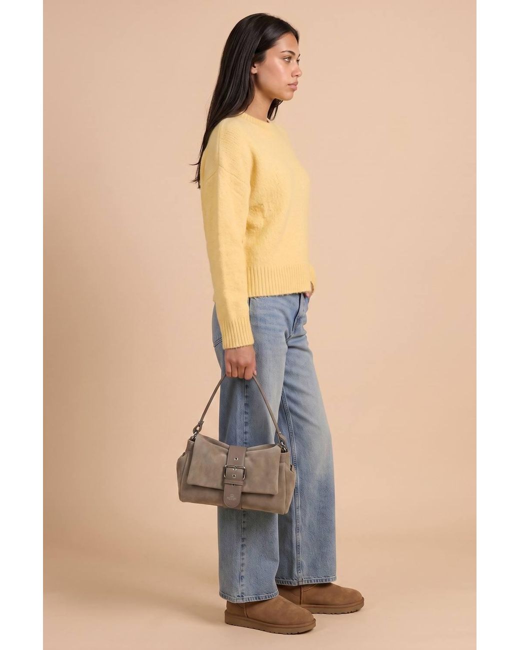 Urban Bliss Blue Wool Blend Jumper