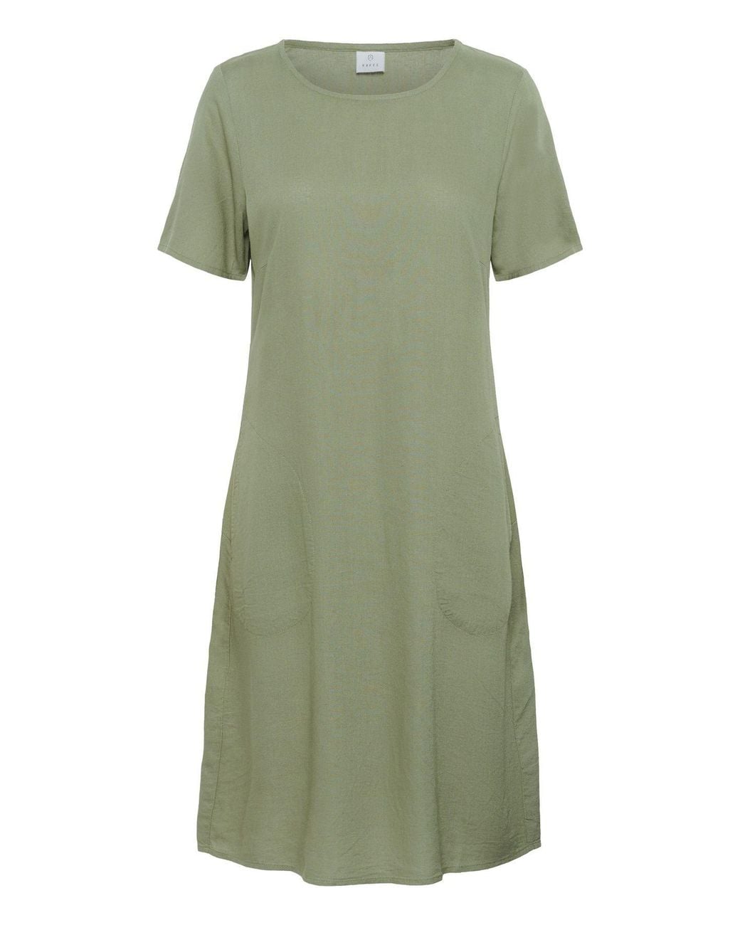 Kaffe Green Kamilia Short Sleeve Above Knee Dress
