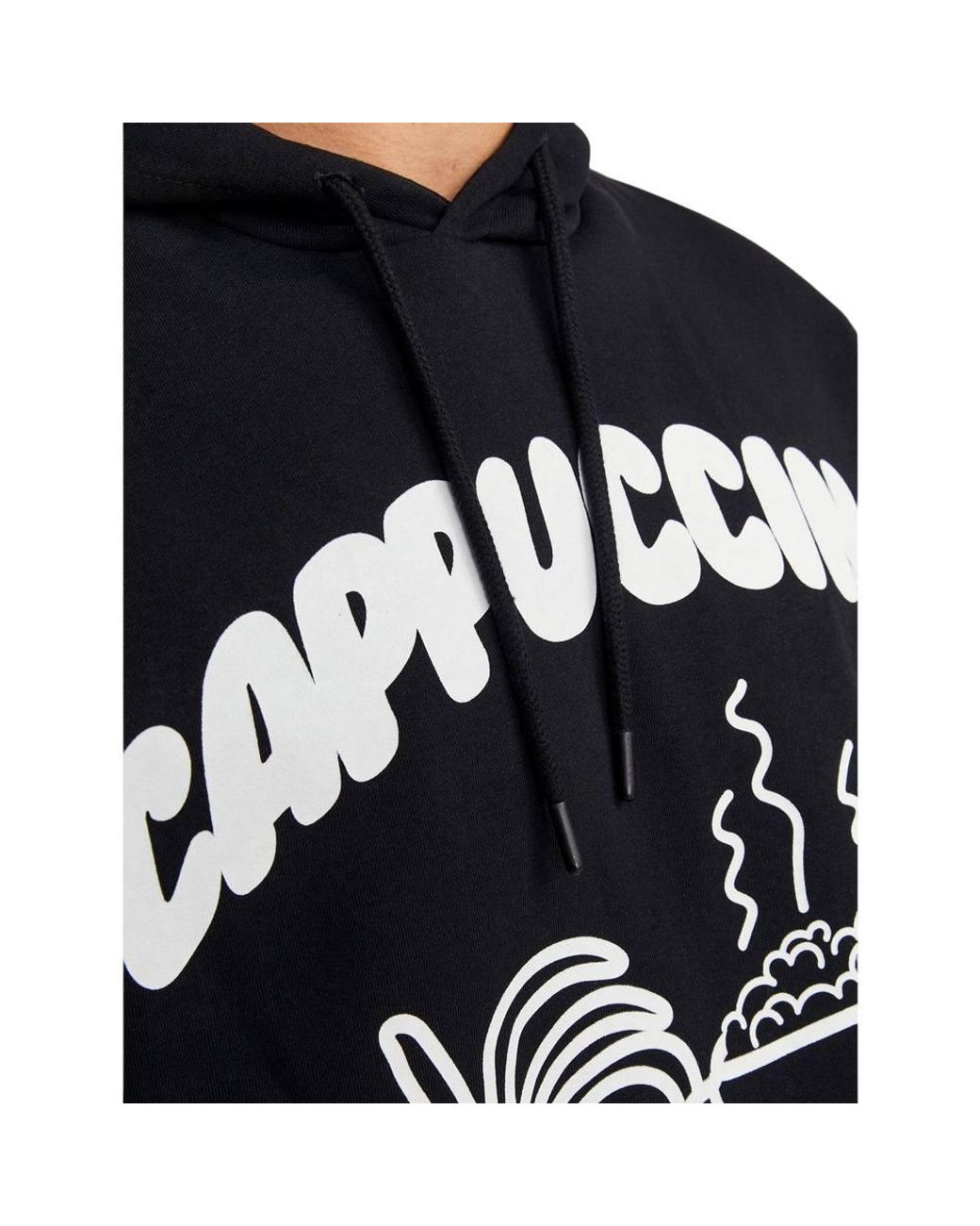 Jack & Jones Blue Cappuccino Oversized Hoodie for men