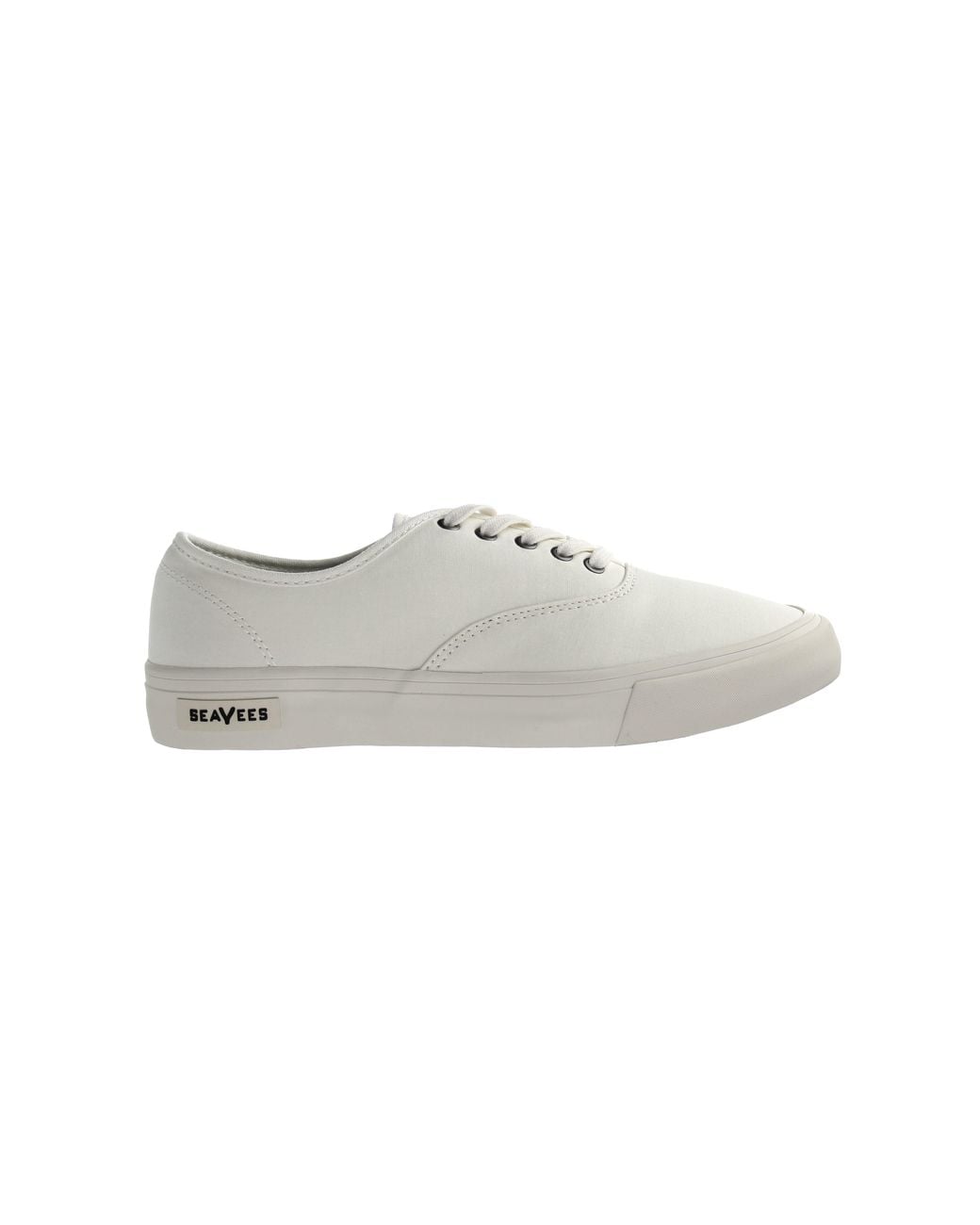 Seavees Black Legend Sneaker Standard Bleach Poplin Lace-Up Synthetic Trainers