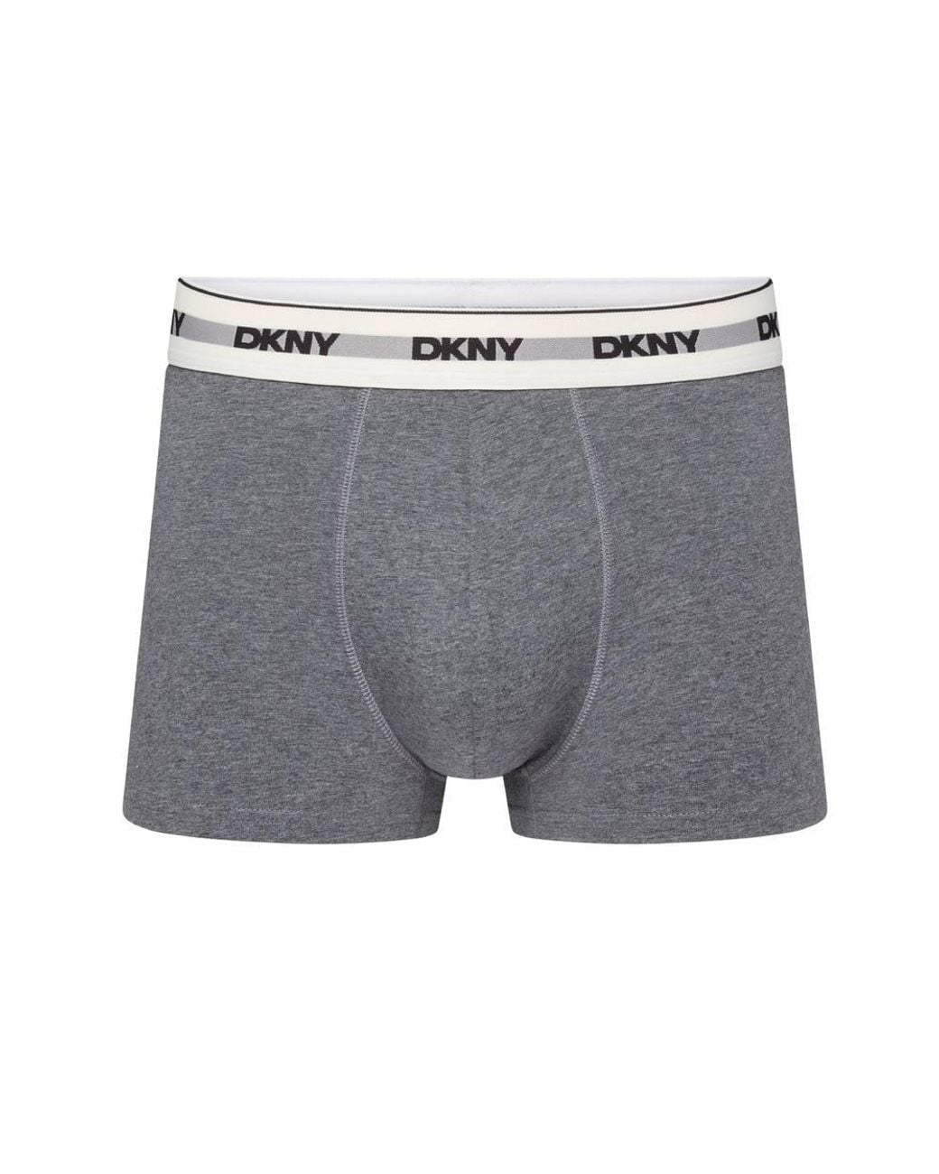 DKNY Gray 3 Pack Tuscumbia Trunks for men