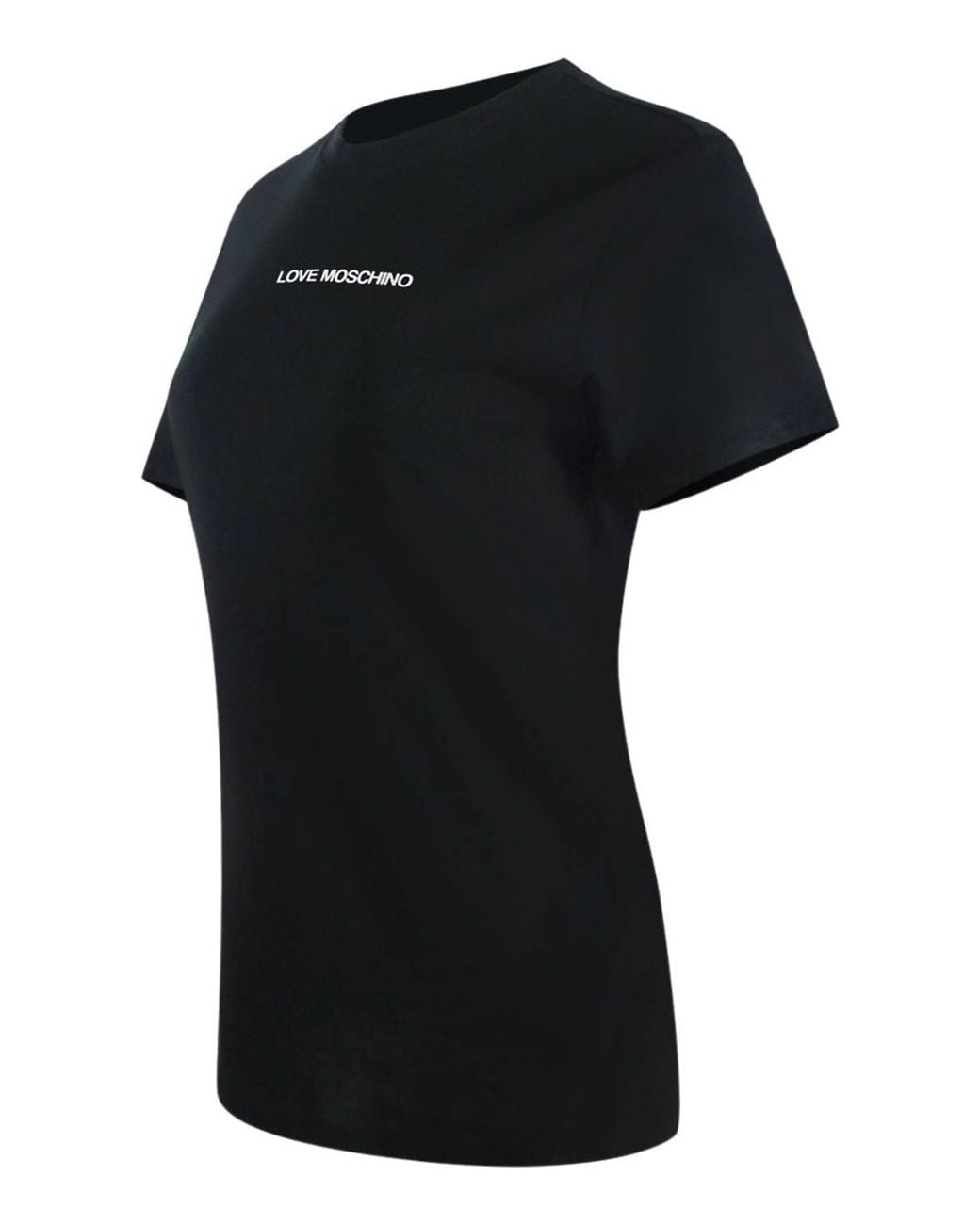 Love Moschino Black Short Sleeve Round T-Shirt